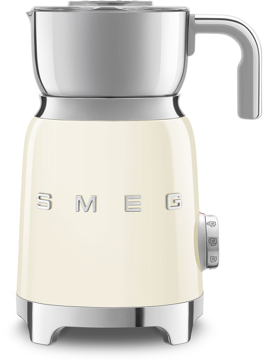 کف شیر ساز اسمگ ایتالیا مدل SMEG MFF01CREU - رنگ کرم - طراحی رترو دهه ۵۰